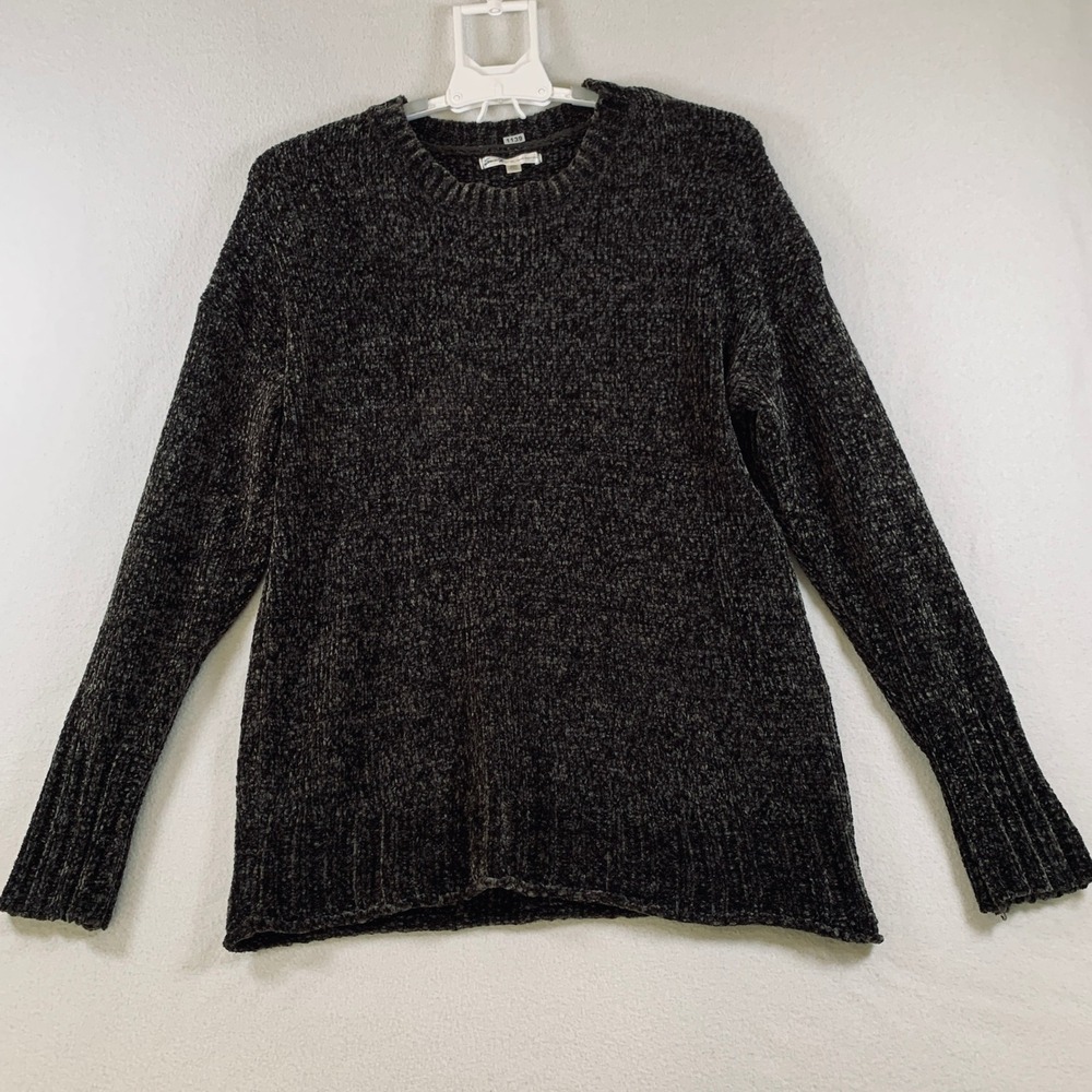 Seven7 Women's Chenille Sweater Soft Cozy Crewneck Pullover Olive Green‎ Size S